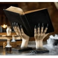 thumbnail image 1 of Adorno de escritorio Giyblacko, soporte para libros con forma de mano de bruja, novela, decoración contemporánea para estanterías, escultura de manos, juego de sujetalibros, adornos de resina para, 1 of 8