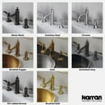 thumbnail image 5 of Karran Usa Kbf474 Vineyard 1.2 GPM Widespread Bathroom Faucet - Stainless Steel, 5 of 7