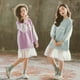thumbnail image 2 of Vestido de primavera y otoño para niñas, suéter elegante para niñas pequeñas, vestido de princesa de manga larga con hilo para niñas pequeñas, 2 of 6