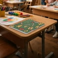 thumbnail image 6 of FORMRS A4 Clipboard Folder with Pen Holder Horizontal Foldable School Office Binder, Yellow Christmas Gingerbread, 6 of 9