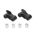 thumbnail image 4 of Steering Knuckles Hub Carrier, RC Car Steering Block Stable Performance Replacement Part Aluminum Alloy  For JLB 1/10 Truck Series Black, 4 of 8