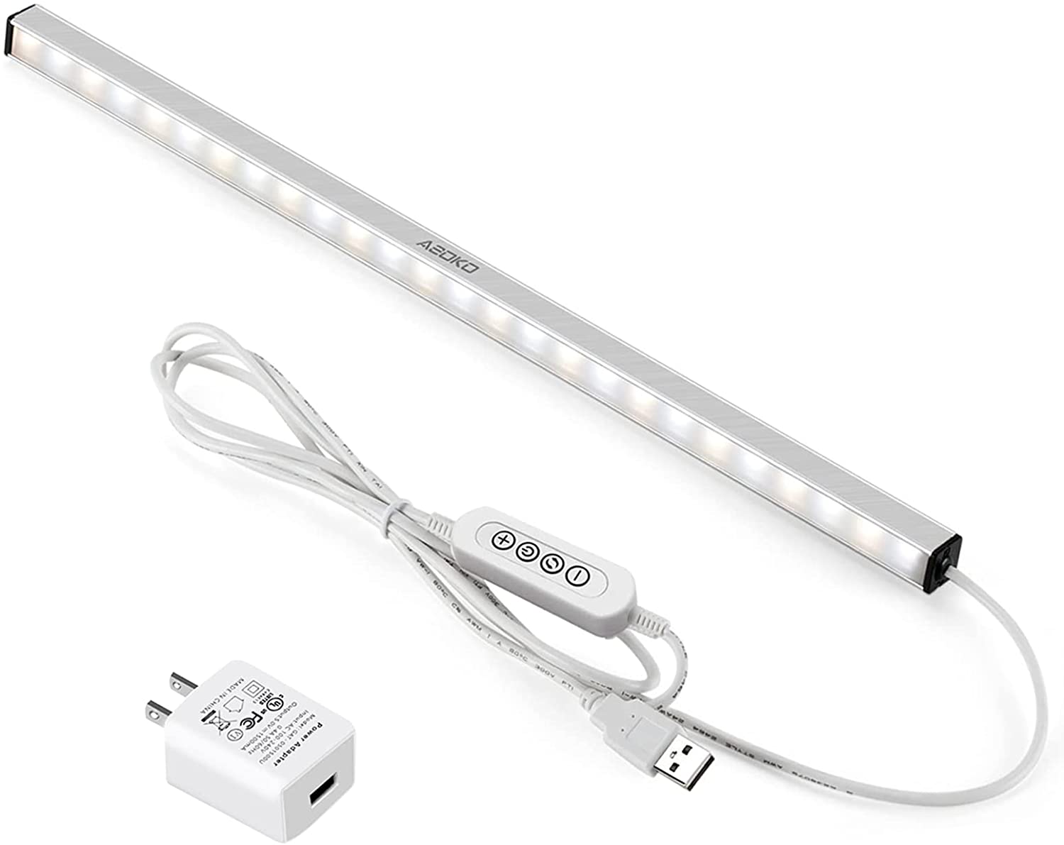 ASOKO LED Under Lighting USB Plugin, Dimmable, 3 Color