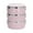 Pink, variant on Bento Box, 1-Tier Stainless Steel Insulated Lunch Container, Airtight Leakproof Lunch Box with Side Lock & Foldable Handles, Portable Thermal Food Storage for Office, Picnic & Outdoor Meal Prep