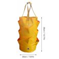 thumbnail image 2 of Bolsa de plástico para macetas, flores, hierbas, fresa, maceta colgante, bolsa para crecimiento, bolsa para el jardín de su casa, amarillo Noticed HA5296-02, 2 of 6