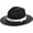 Black, variant on 1920s Fedora Hat for Men Wide Brim Fedora Hat Felt Panama Cap with Band for Women Men