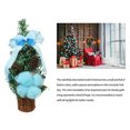thumbnail image 3 of tredstone Mini Arbre de Noël de Table Décoration de Bureau à Domicile, Type Coton, 3 of 7