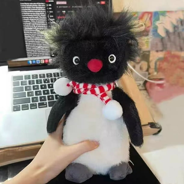 Jellycattty Ronnie Rockhopper Penguin|8.6in|Soft Stuffed Cuddly
