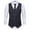 Black, variant on Mens Suit Vest Qiggri Men's Casual Business Vests Lightweight Waistcoat Slim Fit Suit Vest Work Vest For Men