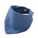 thumbnail image 4 of Babero unisex para bebé, cómodo, suave y delicado con la piel, tipo bandana triangular. Azul, 4 of 9