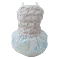 thumbnail image 1 of Methold Vestido ligero para mascotas, ropa de poliéster para perros, de encaje lavable, ropa interior, buena elasticidad, tirantes para Ropa para mascotas Azul cielo/L, 1 of 6