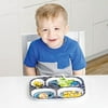 Bumkins DC Comics Batman Divided Plate Melamine Tray Plate Toddler Kids BPA Free Stackable Dishwasher Safe