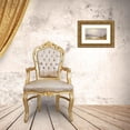 thumbnail image 3 of Carl Morgenstern 14x11 Gold Ornate Wood Frame and Double Matted Museum Art Print Titled - Mittagsson St. Goarshausen, 3 of 4