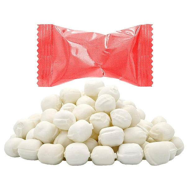 Red Buttermints Mint Candies After Dinner Mints Butter Mint Candy Fat Free Individually Wrapped 55 Pieces Walmart Com Walmart Com