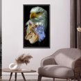 thumbnail image 3 of Cuadros Decorativos Kit de pintura de diamante 5D Águila Taladro redondo completo DIY Arte de la pared Artesanía (X400) Likrtyny embutido en tela, 3 of 9