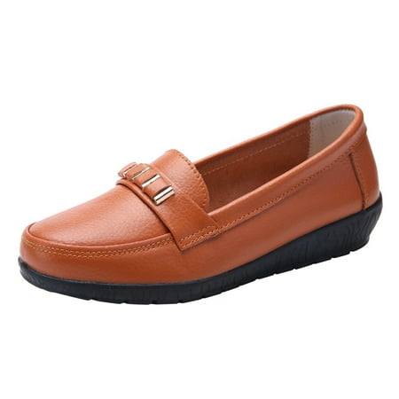 

Casual Shoes for Women Fashion Womens Breathable Lace Up Shoes Flats Casual Shoes Women Casual Shoes Pu Orange 39