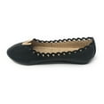 thumbnail image 2 of Victoria K Perforated Dot With Gold Ornament Ballerina Flats (Women), 2 of 5