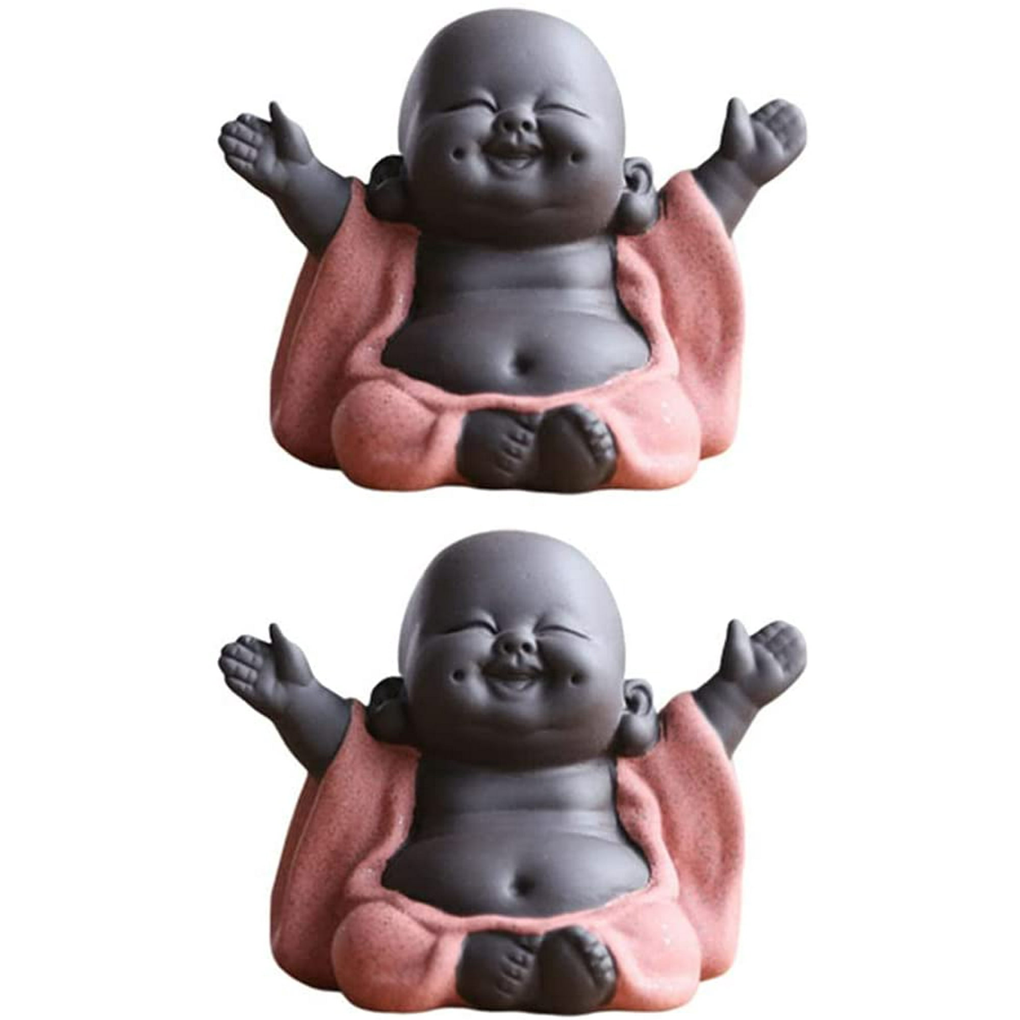 Jicidcha 2pcs Ceramic Tiny Laughing Buddha Statue Monk Figurine Tea Pet Clay Little Monk Sculpture Baby Crafts Dolls Ornaments | Walmart Canada Jicidcha 2pcs Ceramic Tiny Laughing Buddha Statue Monk Figurine Tea Pet Clay Little Monk Sculpture Baby Crafts Dolls Ornaments | Walmart Canada