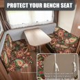 thumbnail image 2 of XYZCANDO Bohemian Flowers RV Dinette Cushions RV Decor Washable Furniture Covers Thanksgiving for Sofa and Loveseat Comfortable Cushion Covers for Couches and Sofas Stretchable Slipcovers, 2 of 7