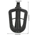 thumbnail image 4 of Lightweight Kid Bike Pedal, 2Pair Children Bicycle Pedal, Non-Slip Easy To Install With Yellow Warning Reflector Bicycle Bearing Accessory American System, 4 of 8