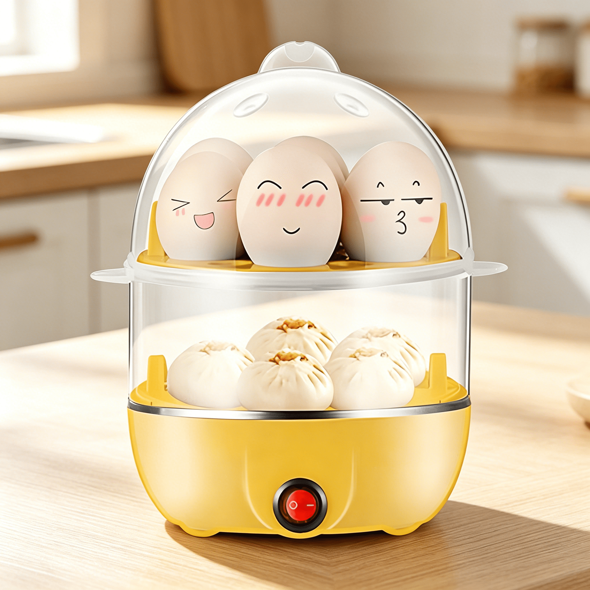 HIBIBUD 2026 New Eggs Cooker: Electric,14 Capacity for Hard Boiled,Poached,Scrambled,Omelets for Kitchen,Home,Office