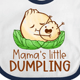 thumbnail image 4 of Inktastic Mama's Little Dumpling Boys or Girls Baby Bib, 4 of 4