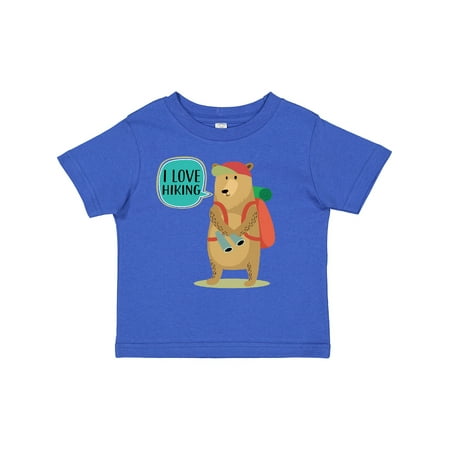 

Inktastic Hiker Backpacking I Love Hiking Gift Toddler Boy or Toddler Girl T-Shirt
