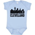 thumbnail image 3 of Inktastic Cleveland Skyline Grunge Boys or Girls Baby Bodysuit, 3 of 5