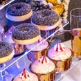 thumbnail image 6 of OnDisplay 3 Tier LED Light Clear Acrylic Appetizer/Cupcake Tower Display Stand, 6 of 7