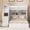White, variant on Newest Twin over Full Bunk Bed with Storage Stairs & Wardrobe, Modern MDF Frame with USB Port and Light, Gray