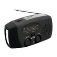 thumbnail image 1 of Multifunctional Radio Hand Crank Solar Radio USB Charging FM AM NOAA WB Weather Radios Emergency LED Flashlight Power Bank ,Handy Bright, 1 of 2