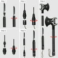 thumbnail image 3 of Camping Tactical Axes & Hatchet Multi-Tool Survival Tomahawk Folding Hammer, 3 of 6