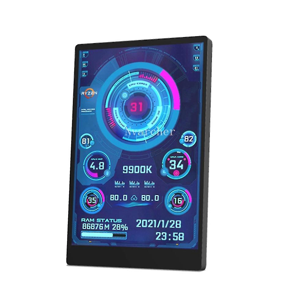 3.5 Inch IPS USB Mini Screen AIDA64 PC CPU RAM HDD Data Monitor ...
