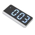 thumbnail image 2 of Reloj despertador digital con control de voz, ajuste de brillo, espejo LED, reloj electrónico moderno de escritorio., 2 of 14