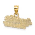 thumbnail image 3 of 14k Yellow Gold SPECIAL TEACHER with Flower Charm Pendant, 3 of 4