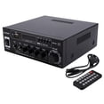thumbnail image 2 of Amplificador de Sonido Bluetooth AV-660BT: Amplificador de Potencia Compatible con Bluetooth, Radio FM, USB, Tarjeta SD y Entradas de Micrófono Duales, ENCHUFE UE, 2 of 9