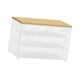 thumbnail image 5 of Cubierta de alimentos, malla de protección para alimentos, cubierta de hierro para utensilios de cocina, cubierta para servir platos Blanco 48cmx26cmx31cm, 5 of 9