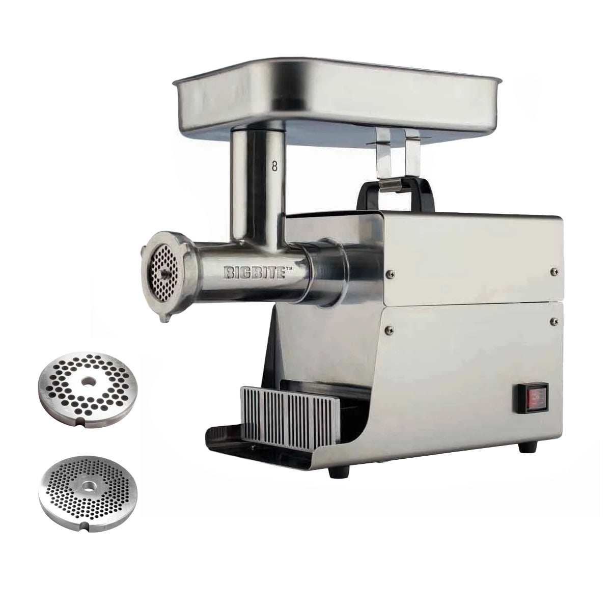 LEM Big Bite Stainless Steel Electric Meat Grinder with 0.5 HP Motor
