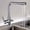 Brushed Silver, variant on Single Handle 360 Rotatable Compatible, Three in One Water Outlet Mode, Brass Golden Tap, Kitchen Sink Hot and Cold Water Taps, Easy to Clean