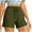 Army Green, variant on Work Shorts for Women Plus Size Summer Casual Elastic Waist Drawstring Comfy Pull On Shorts with Pockets