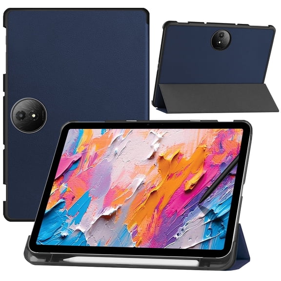 [E-COAST] Protective Case for TCL Tablet NXTPAPER 11 Plus 11.5-inch Tablet. Tri-fold Protective Case, Ultra-thin with Built-in Magnet, Lightweight, Scratch-resistant, Drop-resistant（blue）