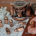 thumbnail image 4 of Juego de dados CZYY Metal Polyhedral Bullet 7 con contenedor para revólver, 4 of 9