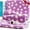 Purple, variant on ALLJOY Electric Large Heating Pad for Neck, Back, and Shoulders with 6 Heat Levels & 8 Timers, Auto Shut Off - 24" x 12" - Purple