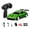S1 Green Finish, variant on RC Drift Car 1/24 Professional 4WD with Gyro Dual Tire System 2.4GHz Full Proportional High-Speed Racing Model with LED Lights