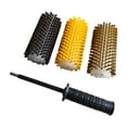 thumbnail image 4 of DYNWAVECA Ski Brush Kit Maintenance Easy to Handle Efficient Practical Portable Snowboard ing Brush Set with Axle Handle 15cm, 4 of 10