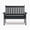 Black, variant on Keystone Amish Co. Franklin Poly Composite Garden Bench, 4-Foot, Tropical Lime