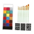 thumbnail image 4 of Pintura facial y corporal Soledad 20 colores para Cosplay VERDE, 4 of 7