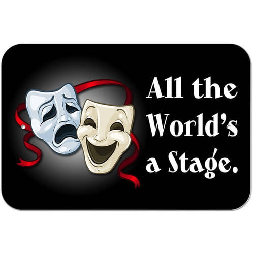 Theatrical masks icon. Happy and tragedy faces symbol. Sign