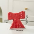 thumbnail image 2 of Vintage Ceramic Bow Candle Holder, Elegant Bowknot Candlestick, Decorative Candle Stand for Home Decor, Perfect for Wedding Centerpieces, Party Table Accents, Ceramic Holder for Seasonal Displays, 2 of 7