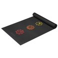 thumbnail image 3 of Gaiam Premium Print Yoga Mat, Black Chakra, 6 mm, 3 of 4