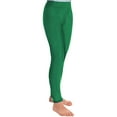 thumbnail image 2 of Miutii Kids Girls Yoga Dance Leggings Pants Compression Trousers Workout Fitness Athletic Sports Active Tights Dark Green 10, 2 of 7